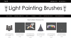 Desktop Screenshot of lightpaintingbrushes.com
